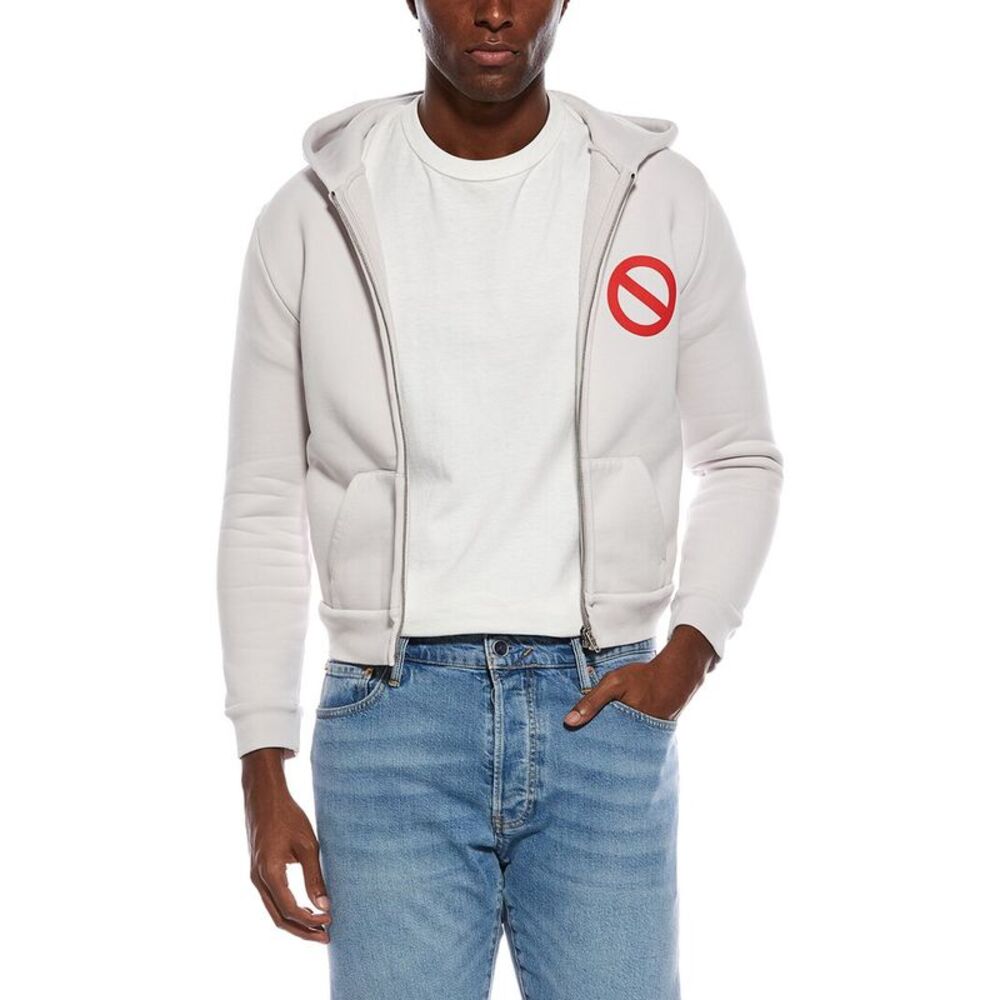 Balenciaga Mens Small Zip Hoodie